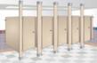 Toilet Partitions - Phenolic Core - Floor to Ceiling Mount